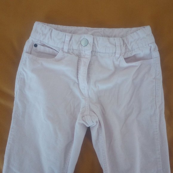Jacadi- Girls corduroy slim pants light pink size 10 - Picture 3 of 7